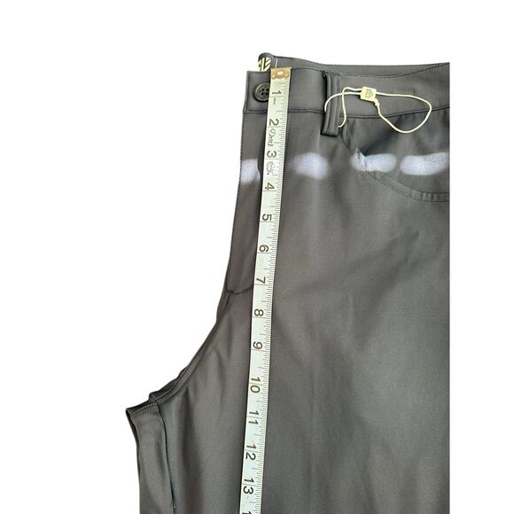 Graham Luxe Men's Navy Blue Performance Nylon Stretch Golf Pants Size 34 x 34 - Picture 9 of 11